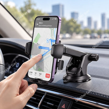 Car Hoco H65 Gamble Adjustable Suction Cup Mobile Holder