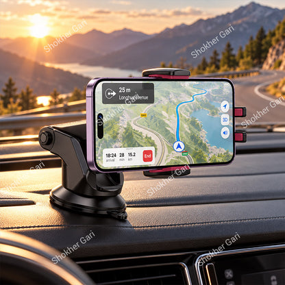 Car Hoco H65 Gamble Adjustable Suction Cup Mobile Holder