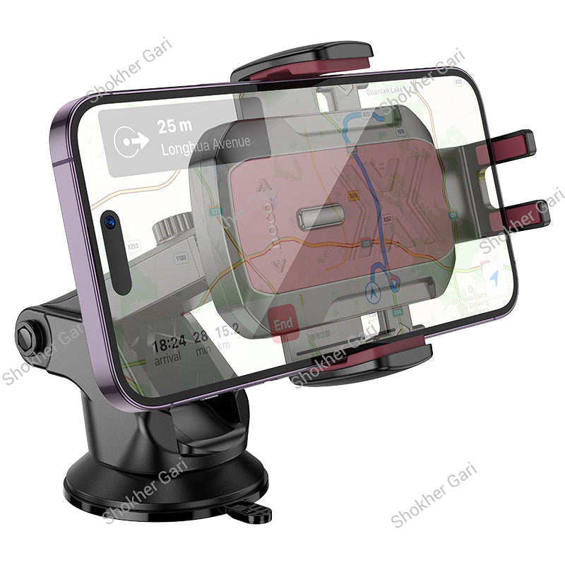 Car Hoco H65 Gamble Adjustable Suction Cup Mobile Holder
