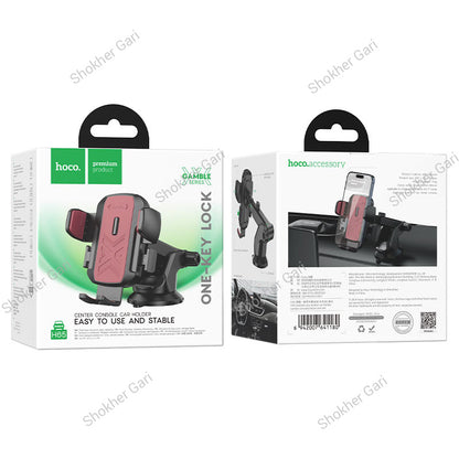 Car Hoco H65 Gamble Adjustable Suction Cup Mobile Holder