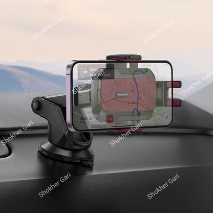 Car Hoco H65 Gamble Adjustable Suction Cup Mobile Holder