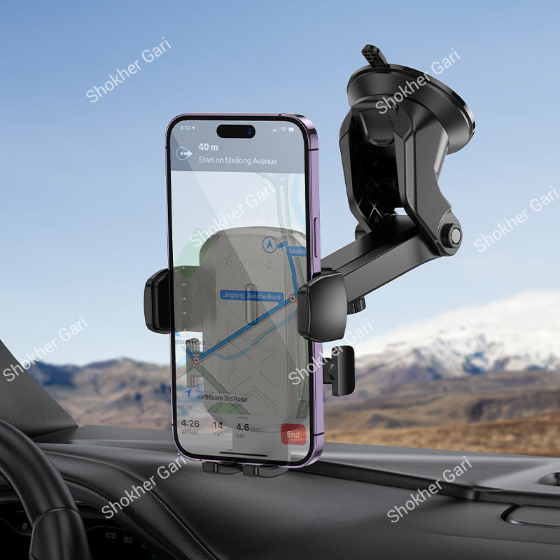 Car Hoco H65 Gamble Adjustable Suction Cup Mobile Holder