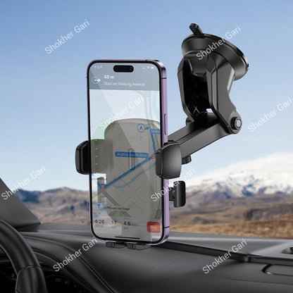 Car Hoco H65 Gamble Adjustable Suction Cup Mobile Holder