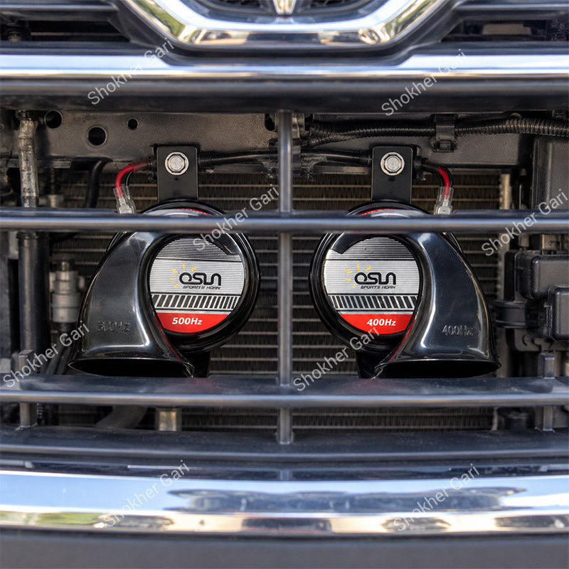 Car OSUN ODL163 High Power Dual Snail Sports Horn Set – 12-Month Warranty