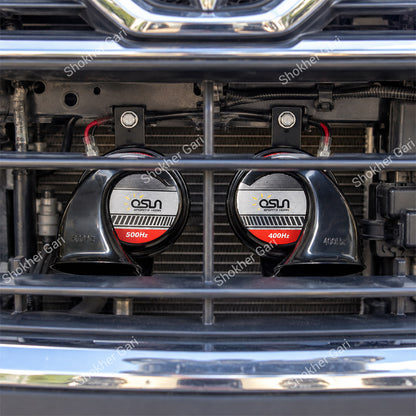 Car OSUN ODL163 High Power Dual Snail Sports Horn Set – 12-Month Warranty
