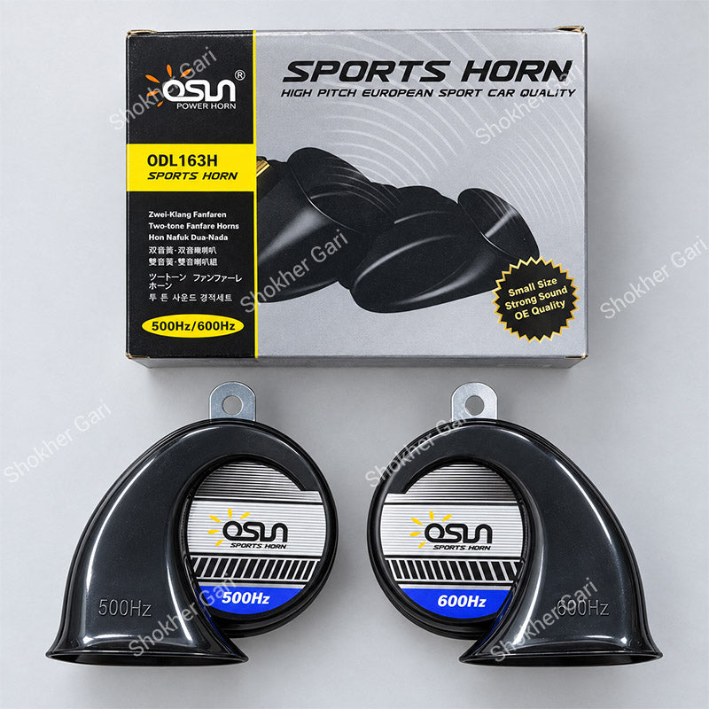 Car OSUN ODL163H 500Hz 600Hz Dual Tone Sports Horn – 12-Month Warranty