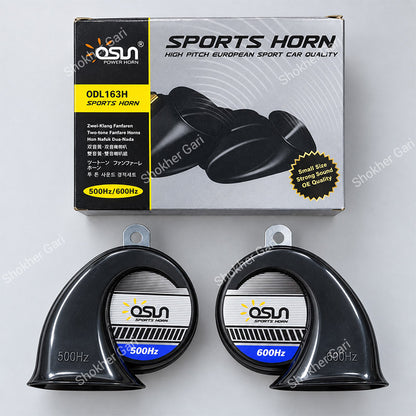 Car OSUN ODL163H 500Hz 600Hz Dual Tone Sports Horn – 12-Month Warranty