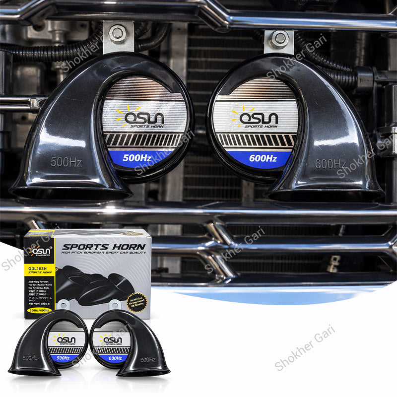 Car OSUN ODL163H 500Hz 600Hz Dual Tone Sports Horn – 12-Month Warranty