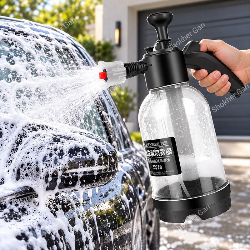 Car Wash Foam Cannon Manual Pressure Sprayer 2L