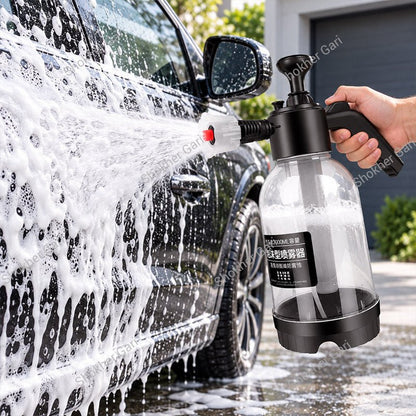 Car Wash Foam Cannon Manual Pressure Sprayer 2L