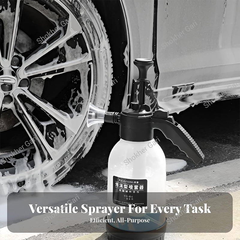 Car Wash Foam Cannon Manual Pressure Sprayer 2L