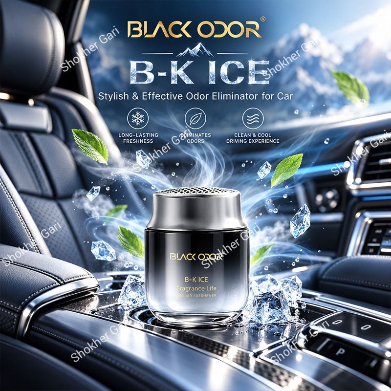Car Black Odor Gel Perfume Premium Interior Air Freshener 120g