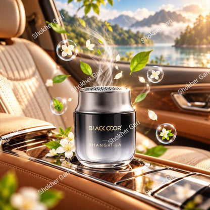 Car Black Odor Gel Perfume Premium Interior Air Freshener 120g