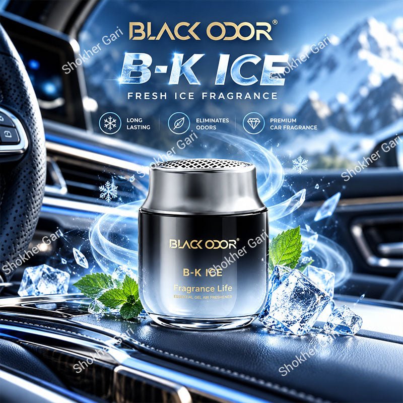 Car Black Odor Gel Perfume Premium Interior Air Freshener 120g