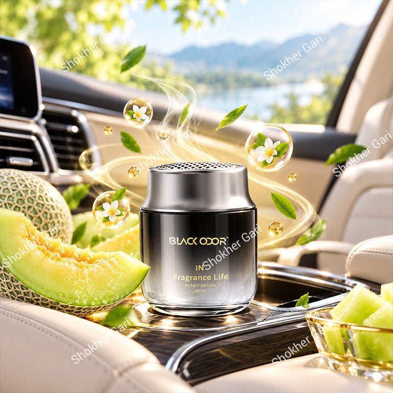 Car Black Odor Gel Perfume Premium Interior Air Freshener 120g