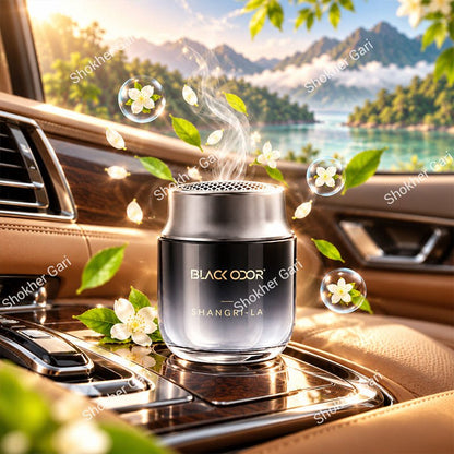 Car Black Odor Gel Perfume Premium Interior Air Freshener 120g
