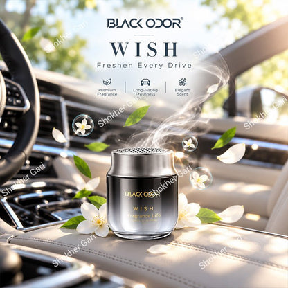 Car Black Odor Gel Perfume Premium Interior Air Freshener 120g
