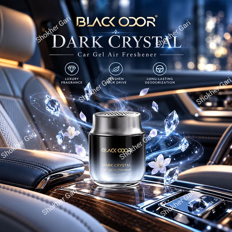 Car Black Odor Gel Perfume Premium Interior Air Freshener 120g