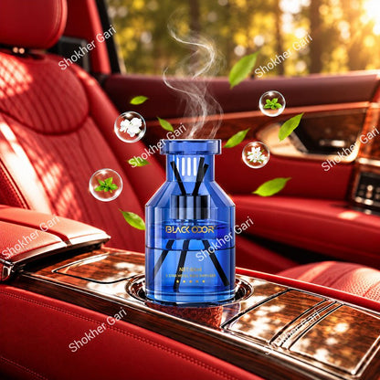 Car Black Odor Premium Reed Diffuser Perfume Air Freshener 60ml