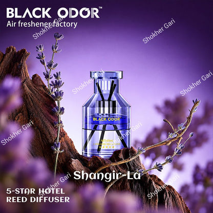 Car Black Odor Premium Reed Diffuser Perfume Air Freshener 60ml
