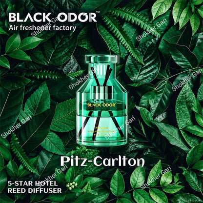Car Black Odor Premium Reed Diffuser Perfume Air Freshener 60ml