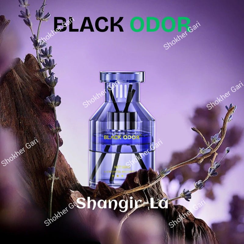 Car Black Odor Premium Reed Diffuser Perfume Air Freshener 60ml