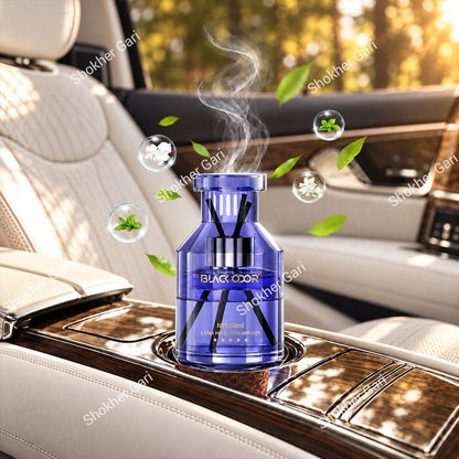 Car Black Odor Premium Reed Diffuser Perfume Air Freshener 60ml