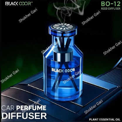 Car Black Odor Premium Reed Diffuser Perfume Air Freshener 60ml