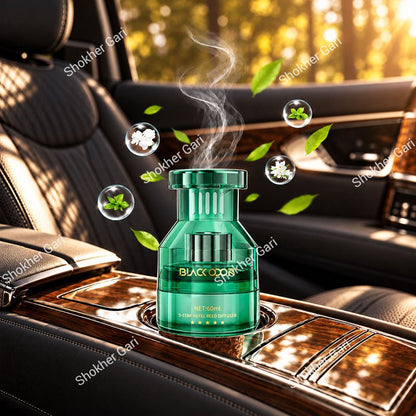 Car Black Odor Premium Reed Diffuser Perfume Air Freshener 60ml