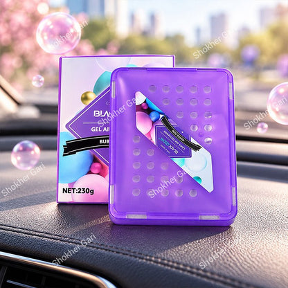 Car Black Odor Gel Air Freshener 230g – Long Lasting Premium Fragrance