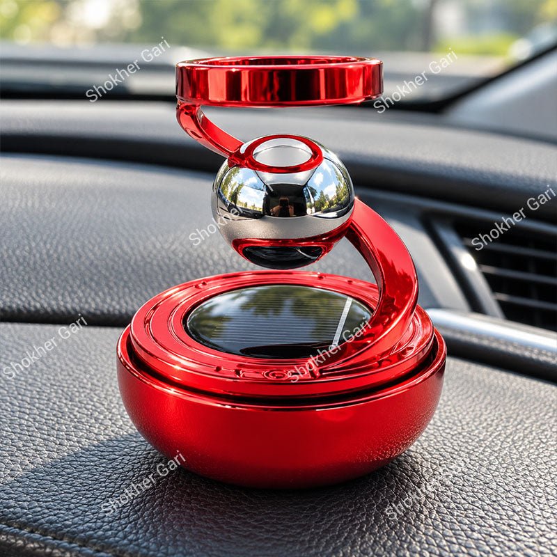 Car Solar Star Ring Dashboard Ornament Premium Interior Showpiece