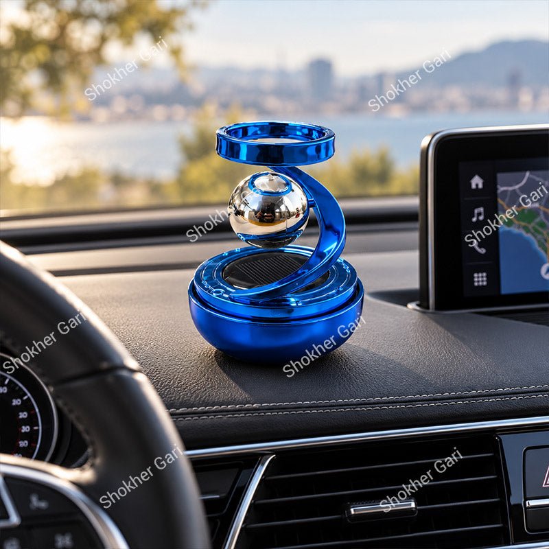 Car Solar Star Ring Dashboard Ornament Premium Interior Showpiece