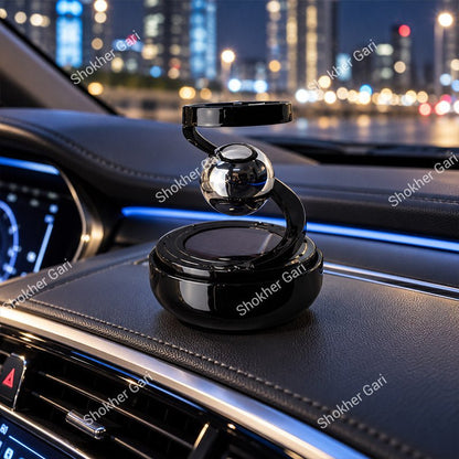 Car Solar Star Ring Dashboard Ornament Premium Interior Showpiece