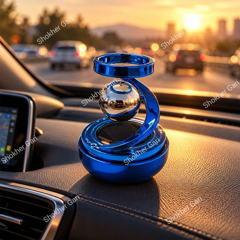 Car Solar Star Ring Dashboard Ornament Premium Interior Showpiece