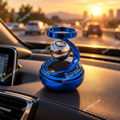 Car Solar Star Ring Dashboard Ornament Premium Interior Showpiece