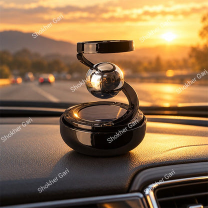 Car Solar Star Ring Dashboard Ornament Premium Interior Showpiece