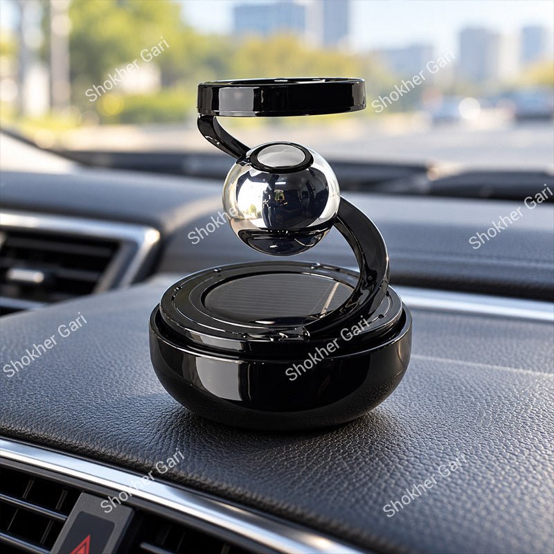 Car Solar Star Ring Dashboard Ornament Premium Interior Showpiece