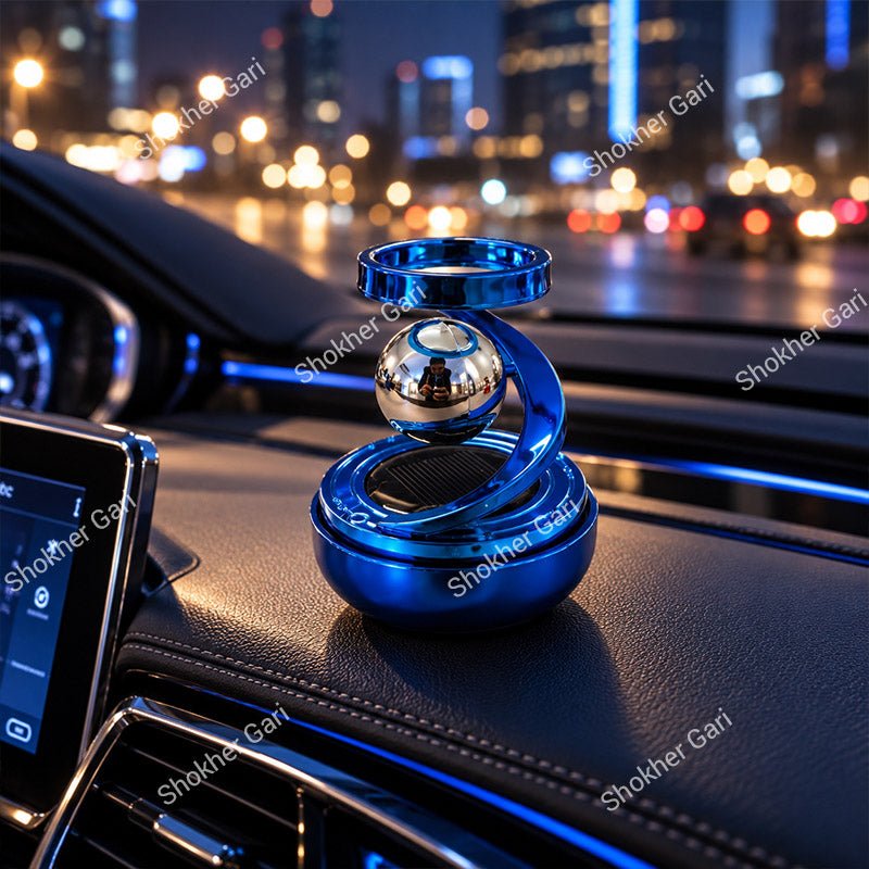 Car Solar Star Ring Dashboard Ornament Premium Interior Showpiece