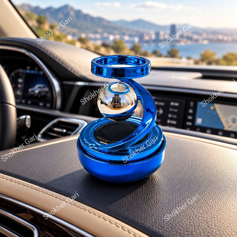 Car Solar Star Ring Dashboard Ornament Premium Interior Showpiece