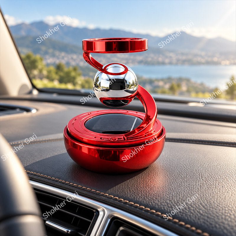Car Solar Star Ring Dashboard Ornament Premium Interior Showpiece