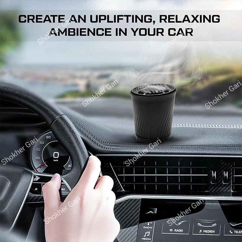 Car Black Odor Cologne Air Freshener 70g Premium Long Lasting Scent