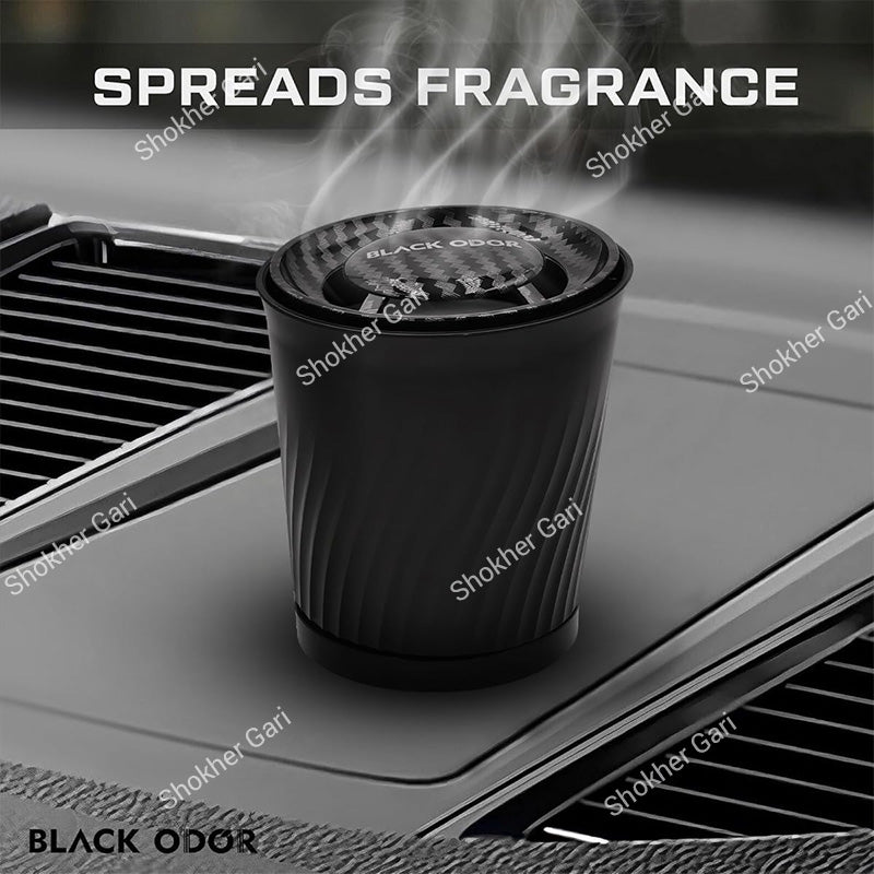 Car Black Odor Cologne Air Freshener 70g Premium Long Lasting Scent