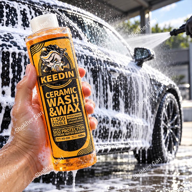 Car Keedin Ceramic Wash & Wax Hydrophobic Shampoo