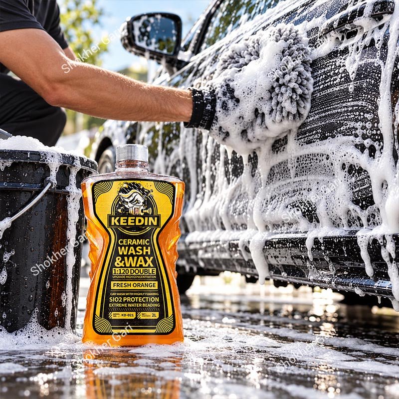 Car Keedin Ceramic Wash & Wax Hydrophobic Shampoo
