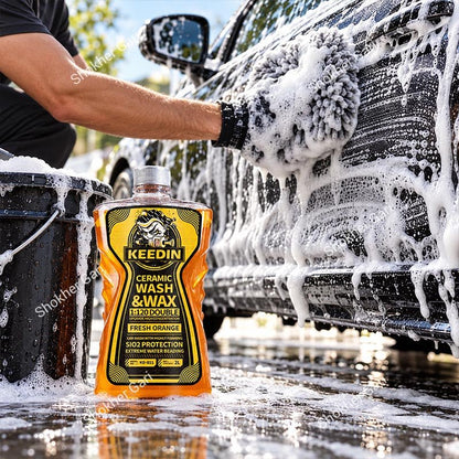 Car Keedin Ceramic Wash & Wax Hydrophobic Shampoo