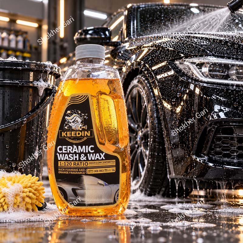Car Keedin Ceramic Wash & Wax Hydrophobic Shampoo