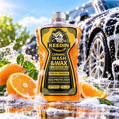 Car Keedin Ceramic Wash & Wax Hydrophobic Shampoo
