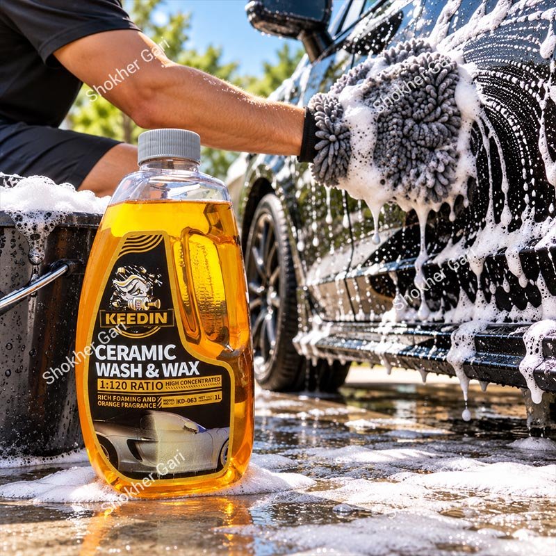 Car Keedin Ceramic Wash & Wax Hydrophobic Shampoo