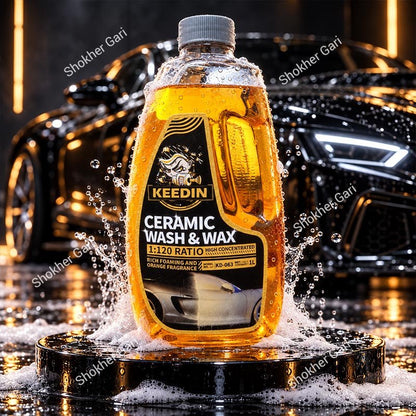 Car Keedin Ceramic Wash & Wax Hydrophobic Shampoo