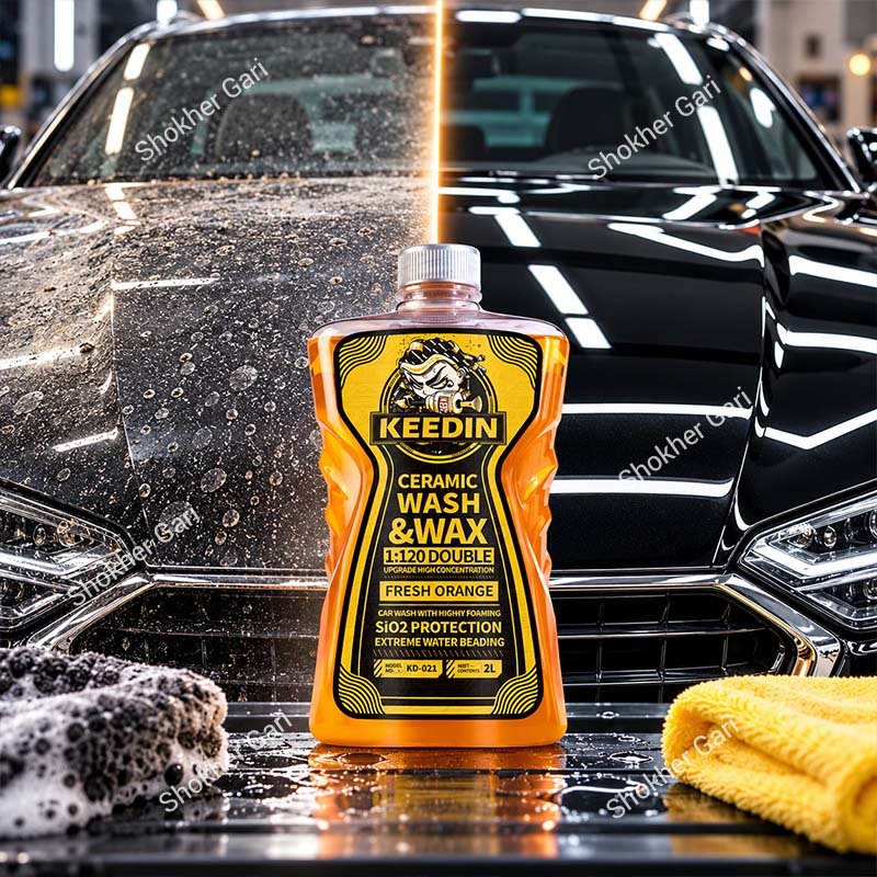 Car Keedin Ceramic Wash & Wax Hydrophobic Shampoo